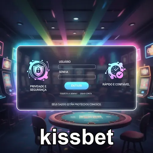 Ilustração de Explore o Kissbet e seus slots atraentes