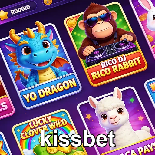 Ilustração de Explore o Kissbet e seus slots atraentes