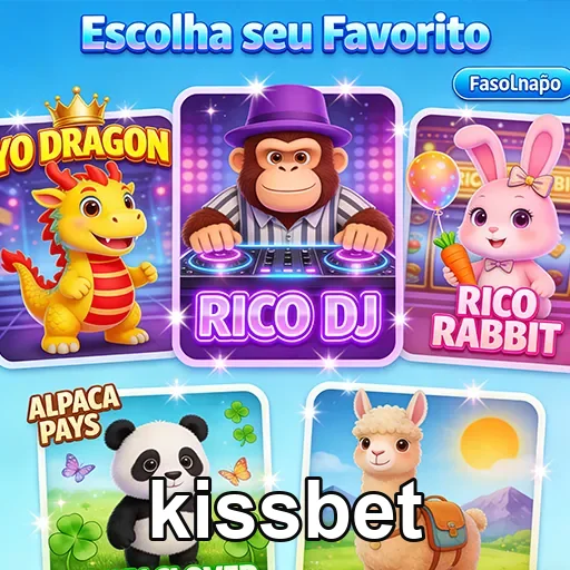 Ilustração de Explore a plataforma de jogos kissbet com segurança confiável