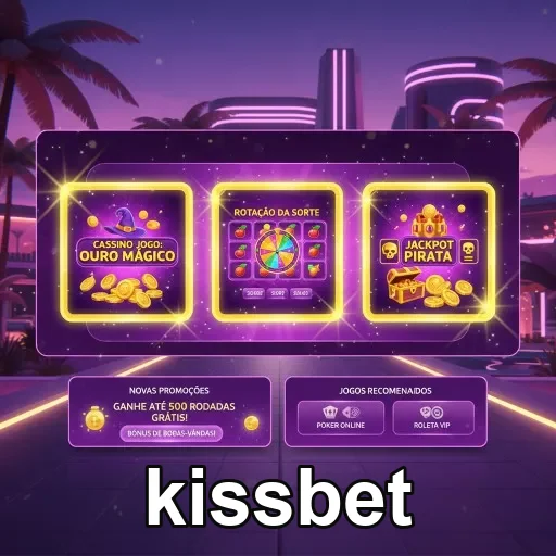 Ilustração de Explore as promoções e bônus da kissbet